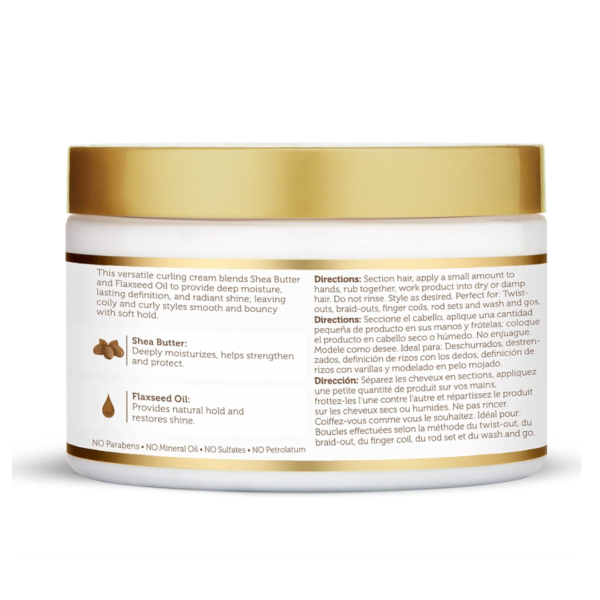 African Pride Moisture Miracle Shea Butter & Flaxseed Oil Curling Cream – Image 6