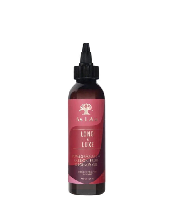 As I Am Long And Luxe Pomegranate & Passion Fruit Grohair Oil. – Image 2