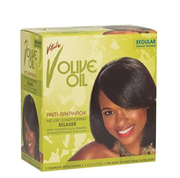 Vitale Olive Oil Anti-Breakage No Lye Conditioning Relaxer 2 Applications - Regular