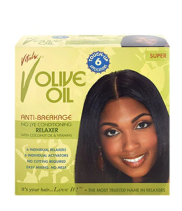 Vitale-51 Vitale Olive Oil No Lye Relaxer kit 6 touchups-Super