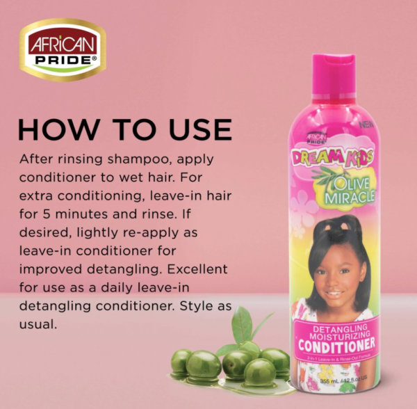 DREAM KIDS DETANGLING MOISTURIZING CONDITIONER – Image 3