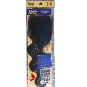Keke body wave closure 4x4  14