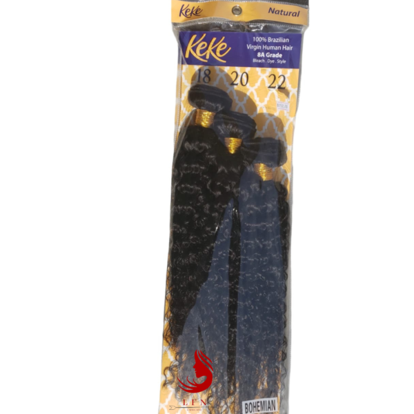 Keke Brazilian Human Hair  18" 20" 22"