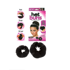 Hot Buns Style Builder(Black, Dark Hair) (2pc/bx)