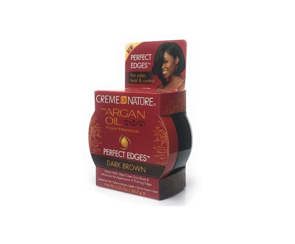 Creme of Nature Argan Oil Perfect Edges-D. Brown(2.25oz – Image 2
