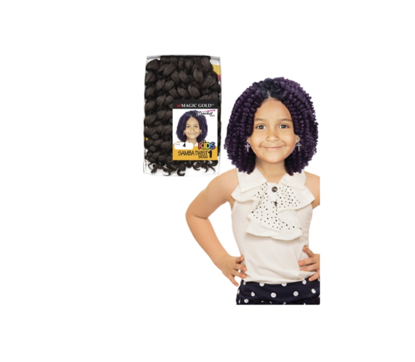 Magic Gold Kids Samba Twist Braid #1 8 Inch