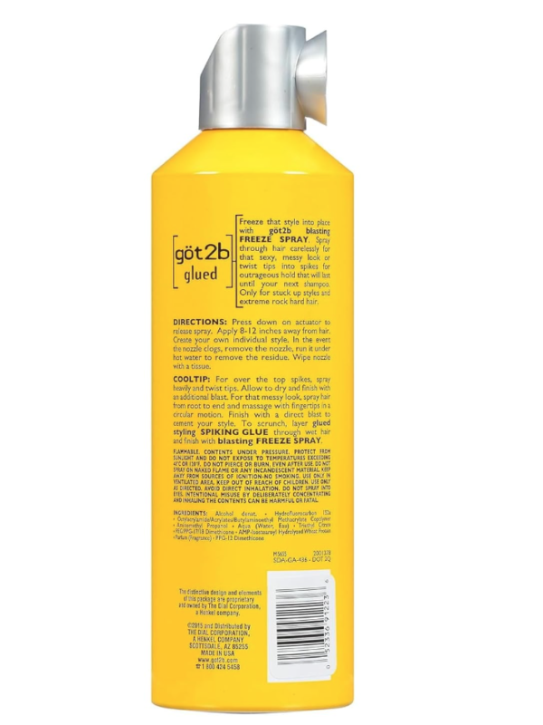 Got2b Glued Blasting Freeze Hairspray, 12 oz – Image 2