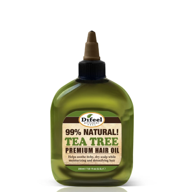 Difeel Premium Natural Hair Oil - Tea Tree Oil for Dry Scalp 7.1 Ounce – Image 2