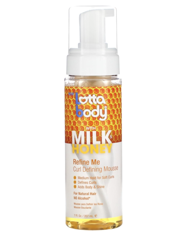 Lottabody Milk & Honey Define Me Curl Defining Mousse, 7 Oz