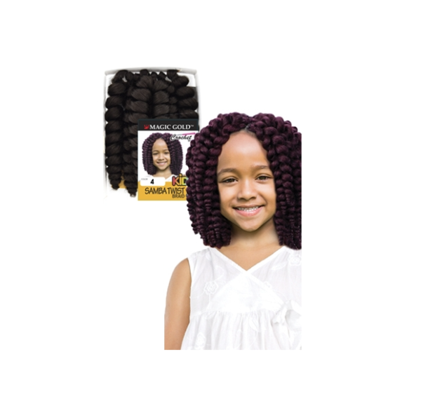 Magic Gold Kids Samba Twist Braid 2