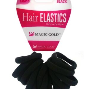 Paquet De Petit Élastiques noir 8"