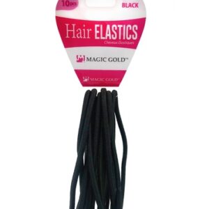 Paquet De Grand Élastique Noir 18"