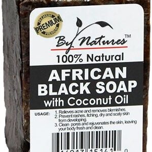 Grand Savon Noir À L'huile De Coco