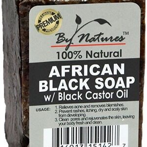 Grand Savon Noir À L'huile de castor