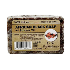By Natures African Black Soap -Batana Oil (3.5 oz/100 g) #134