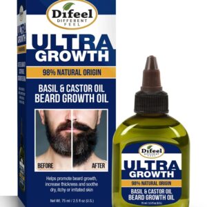 Difeel Basil & Castor Oil Ultra Growth Beard Oil