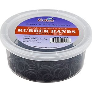 Eden Rubber Bands (500 Black )