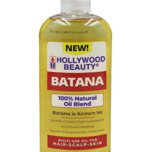 Hollywood Beauty BATANA Oil for Hair,Scalp,Skin (8 oz)