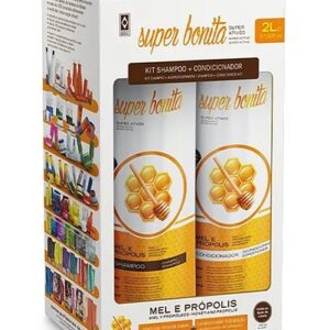 PROBELLE Super Bonita Kit Shampooing+Conditioner Mel e Pròpolis (2L)
